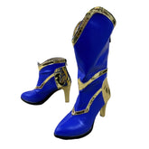 2155 Ideal LOL League of Legends Cosplay Blue and White Porcelain Irelia Blade Mistress Cos Shoes for Anime Expo - Halloweez